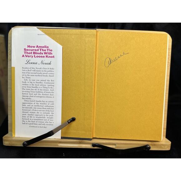 How Amelia Secured the Tie That Binds with a Very Loose Knot Lorna Novak 1966 HC - Picture 7 of 13